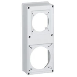 LEGRAND - Plastron 125x280 2 socles 1 x 16 ou 32 A et 1 x 63 A - 057719