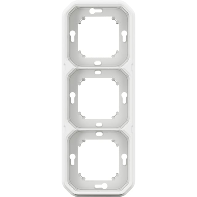 LEGRAND - Plexo inbouwkader 3 mechanisme hor of vert IP55 - wit - 069698L