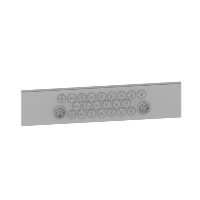LEGRAND - XL³HP 160 - Plaque entrée câbles à embouts - Coffret 24 modules plastique - 1PEP24