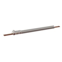 LEGRAND - XL³HP 630 - Barre cuivre plate 12x4mm - Colliers - 24 modules - Largeur 465mm - 2BPL24