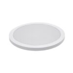 Plafonnier downlight LED slim 18W 3CCT dimmable 290 mm, finition Blanc RAL9016, vue complémentaire 1