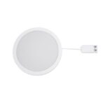 Plafonnier downlight LED slim 18W 3CCT dimmable 290 mm, finition Blanc RAL9016, vue complémentaire 2