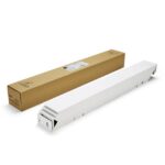 Cadre aluminium saillie blanc pour panneau LED 600x600 – Image 3