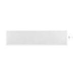 Dalle LED encastrable 295x1195 32W UGR19, finition Blanc RAL9016, vue complémentaire 1