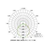 Dalle LED encastrable 295x1195 32W UGR19, finition Blanc RAL9016, vue complémentaire 6