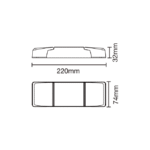Driver LED DALI Push dim 38W pour panneau LUPAL, configuration visible, vue complémentaire 4