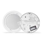 Plafonnier LED rond blanc CCT IP54 avec secours 280 mm, configuration visible, vue complémentaire 4