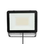 Projecteur LED extérieur 100W 3CCT IP65 noir, dimensions 300 x 222,4 x 43,8 mm, vue complémentaire 2