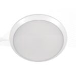Plafonnier hublot LED étanche IP66 23W 2400lm, finition Blanc RAL 9016, vue complémentaire 1