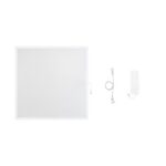 Panneau LED encastrable DALI 595x595 4000K UGR19 3960lm, finition Blanc RAL 9016, vue complémentaire 1