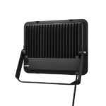 Projecteur LED asymétrique 200W IP66 noir, dimensions 390 x 306 x 58 mm, vue complémentaire 3