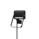 Projecteur LED extérieur détecteur mouvement 30W noir, configuration visible, vue complémentaire 3