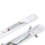 Réglette LED étanche IP65 1200 mm multipuissance 3CCT, montage Saillie ou suspension, vue complémentaire 2