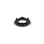 Spot encastrable orientable noir GU10 GU5.3 Ø75 mm, en aluminium, vue complémentaire 1