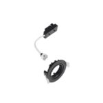 Spot encastrable orientable noir GU10 GU5.3 Ø75 mm, en aluminium, vue complémentaire 2