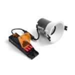 Spot encastrable LED dimmable IP44 7/12W, finition Blanc, vue complémentaire 5