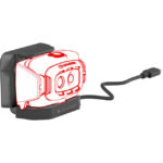 Lampe frontale rechargeable HF4R Work 500 lm IP68, configuration visible, vue complémentaire 4