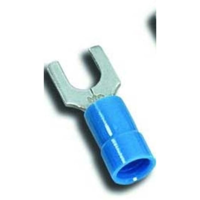 MECATRACTION - Cosse fourche cuivre isolé PA bleu 1