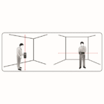 Télémètre laser aluminium 60+60 m, IP54, vue complémentaire 2