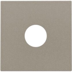 Enjoliveur prise TV coaxiale bronze coated, configuration visible
