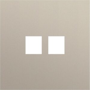 NIKO - plaque simple pour 2 conn rj45