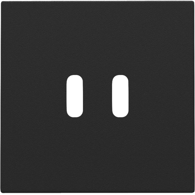 NIKO - set de finition pour double chargeur usb-c intelligent - 161-68003