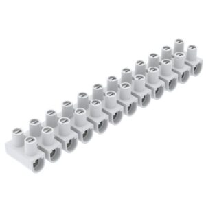 Barrette de connexion électrique à vis, configuration visible