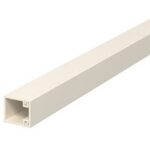 Goulotte électrique avec couvercle 15x15 blanc, configuration visible, vue complémentaire 1