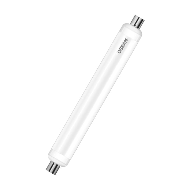 Tube LED S19 310 mm 9W 827, finition blanc