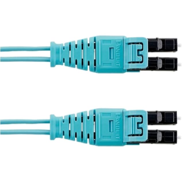 Cordon fibre optique OM4 LC-LC LSZH 2 m, configuration visible