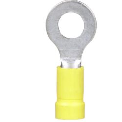 Détails visibles de Cosse ronde isolée vinyle 12-10 AWG 1/4 pour Cosses de câble