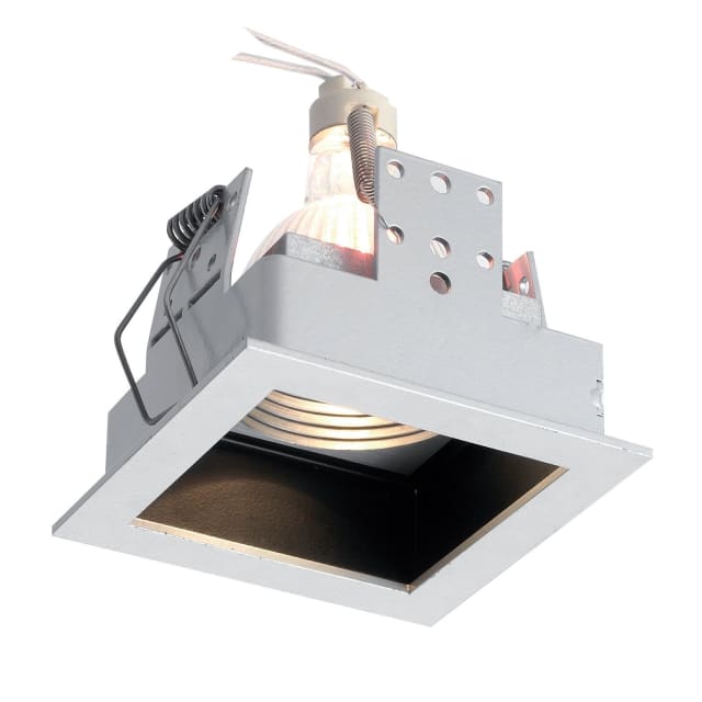 PSM LIGHTING - FOX spot encastrable - carré - fixe gris métal - FOX.FIX.ES50.11.11