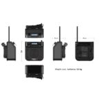 Radio de chantier DAB+ FM Bluetooth IP54 DPR2, finition noir, vue complémentaire 6