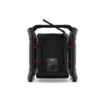 Radio de chantier DAB+ FM Bluetooth USB IP65 TP3, finition noir, vue complémentaire 1