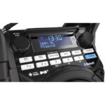 Radio de chantier DAB+ FM Bluetooth USB IP65 TP3, finition noir, vue complémentaire 2