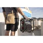 Radio de chantier DAB+ FM Bluetooth USB IP65 TP3, finition noir, vue complémentaire 8
