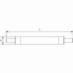 Ampoule LED linéaire R7S 7,2W 3000K CorePro LED, finition blanc, vue complémentaire 1