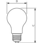 Ampoule LED E27 A60 10,5W 4000K 1521 lm CorePro, finition blanc, vue complémentaire 1