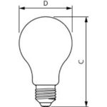 Ampoule LED E27 A67 13W 4000K 2000lm CorePro Philips, finition blanc, vue complémentaire 1