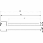 Tube LED PL-L 24W 2G11 3000K 3200 lm CorePro, finition blanc, vue complémentaire 1