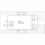 Ballast électronique tubes fluorescents HF-P, 220...240 V, vue complémentaire 2