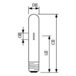 Lampe à halogénure métallique 1000W E40, finition blanc, vue complémentaire 1