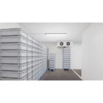 Réglette étanche LED IP65 1500 mm, finition gris, vue complémentaire 2