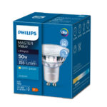 Ampoule LED spot GU10 2700K 36° 50W équivalent 3,7W, finition blanc, vue complémentaire 2