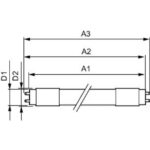Tube LED T8 HF dimmable 1200 mm 16 W 6500 K G13 UO – Image 2