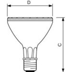 Lampe PAR30 E27 35W 3000K CDM-R Elite, vue complémentaire 1