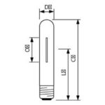 Lampe sodium haute pression E27 70W 2000K Master SON-T, configuration visible, vue complémentaire 1