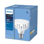 Lampe LED HPL E40 36W 4000K 6000lm, finition blanc, vue complémentaire 2