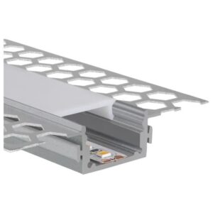 Détails visibles de Profilé aluminium encastrable placo 200 cm pour Profils LED