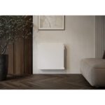 Radiateur électrique Yali Parada Plus 1500W blanc, finition Blanc RAL 9016, vue complémentaire 1